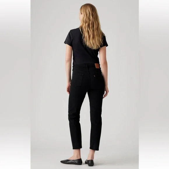 NWOT!! Levi’s 501 Original Cropped - Black Sprout 32x28 - Picture 2 of 7